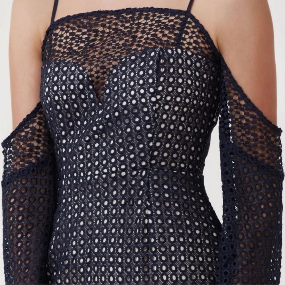 🅽🅴🆆 KEEPSAKE the label Easy Love retro asymmetrical bell sleeve mini dress, S - Picture 9 of 13